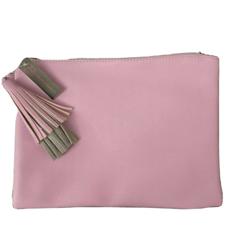 Wallet Purse Cosmetic Bag Light Purple 11.5"x8.5"